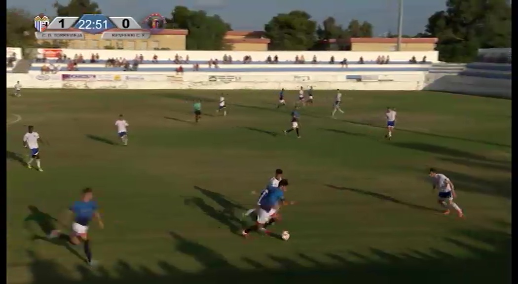 Primera parte del partido CD Torrevieja - Benferri CF